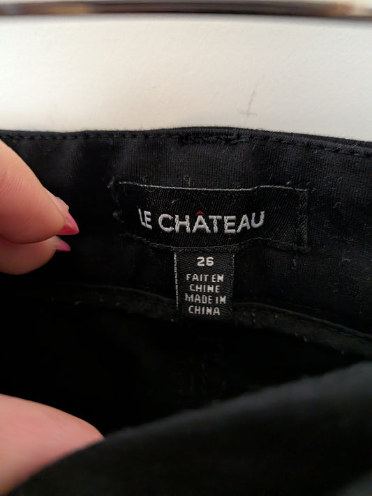 Pantalon ajusté noir - LE CHÂTEAU - 26