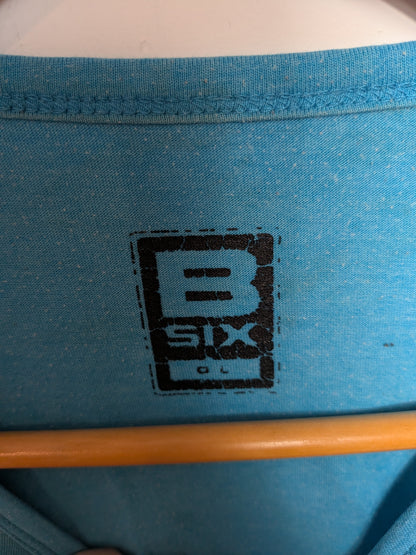 T-shirt bleu B SIX - XL