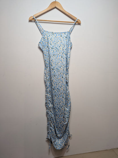 Robe à fleurs bleu - SHEIN - M
