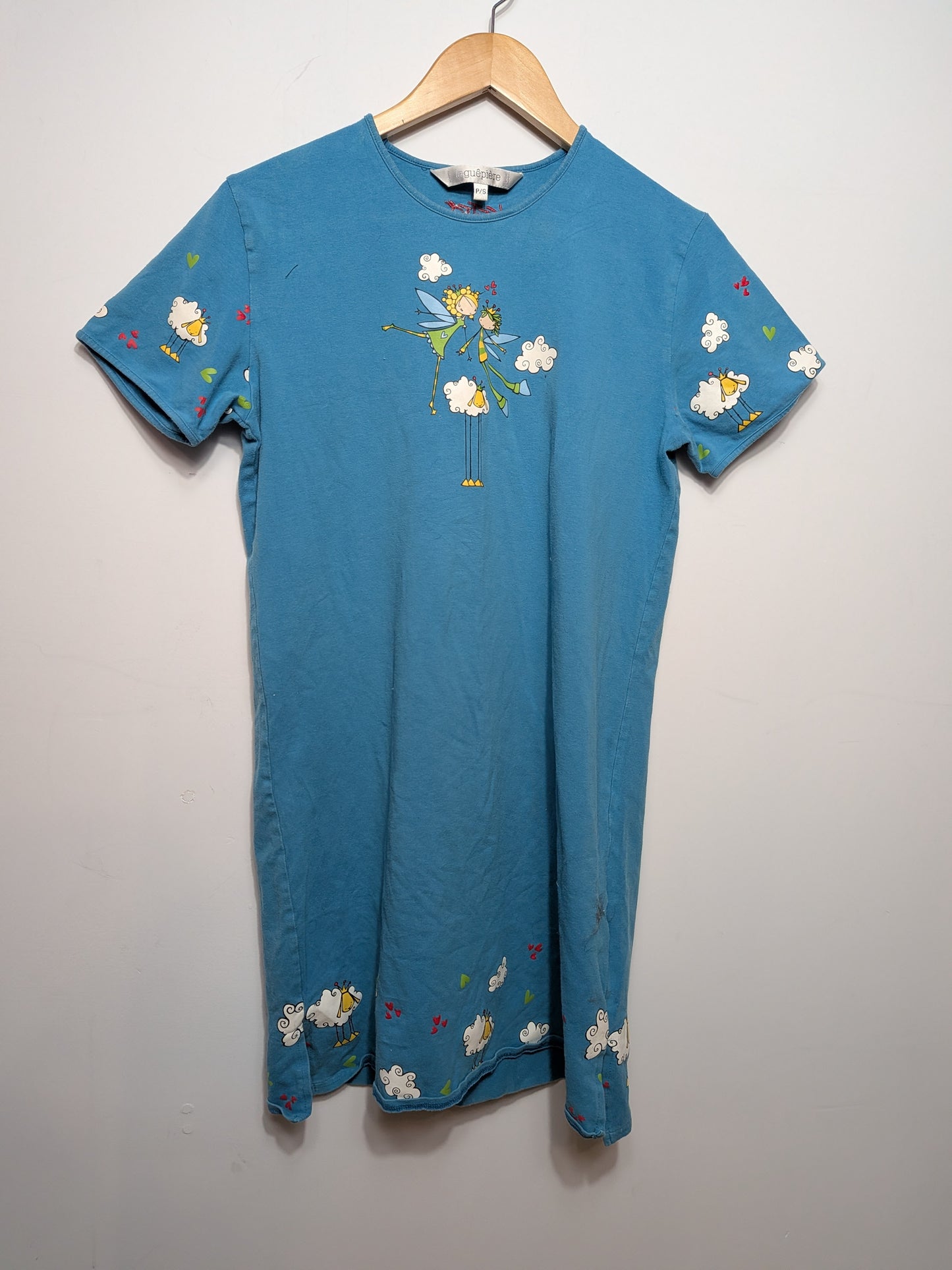 Robe bleue moutons - La Guêpière - P/S