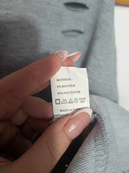 Haut court effet déchiré - Inconnu - Taille manquante