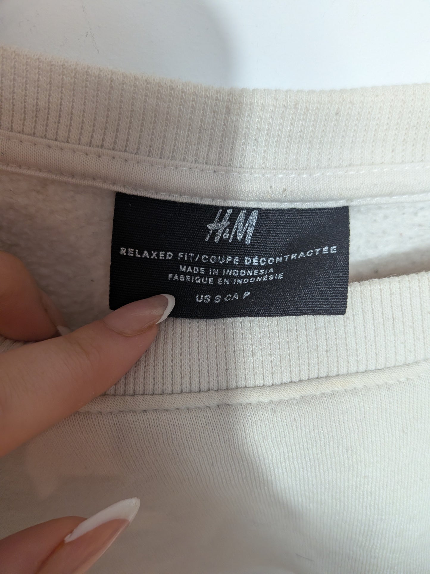 Chandail ultra court hausse-épaule - H&M - S