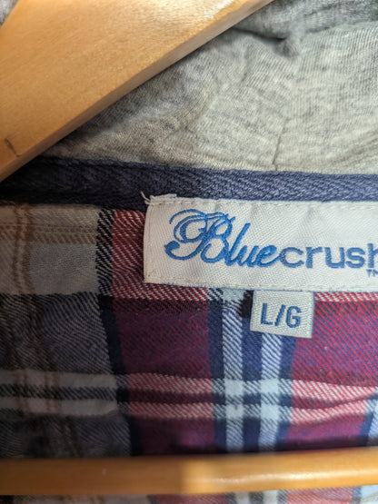 Chemise à capuchon à carreaux - Bluecrush - L