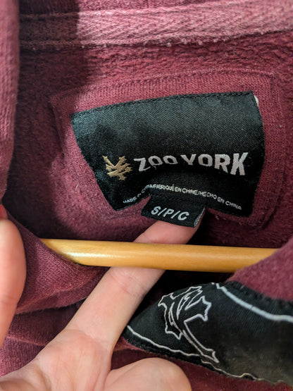Hoodie bourgogne - ZOO YORK - S