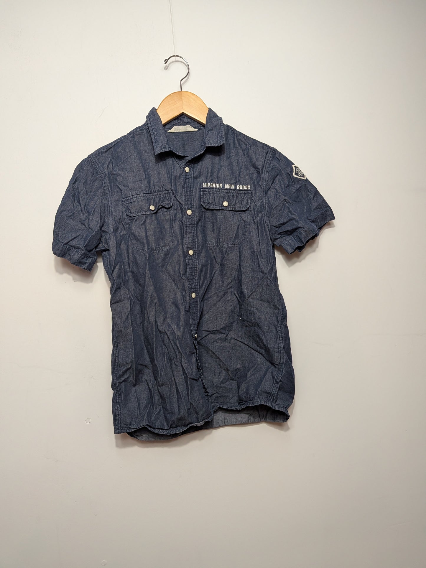 Chemise en denim courte - H&M - Taille manquante