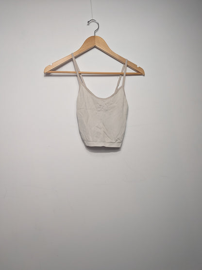 Camisole courte nervurée beige - STREETWEAR SOCIETY - M