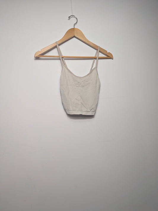 Camisole courte nervurée beige - STREETWEAR SOCIETY - M