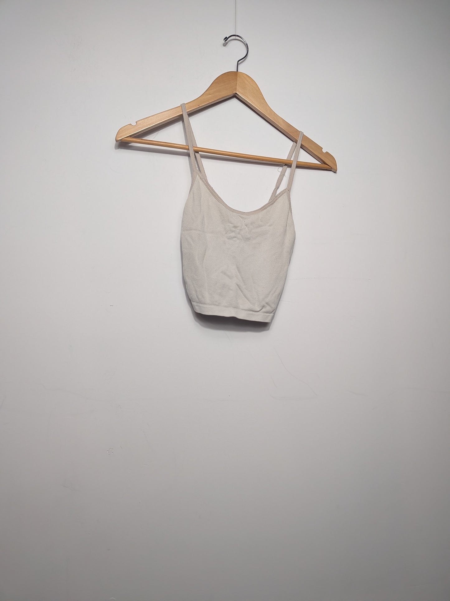 Camisole courte nervurée beige - STREETWEAR SOCIETY - M