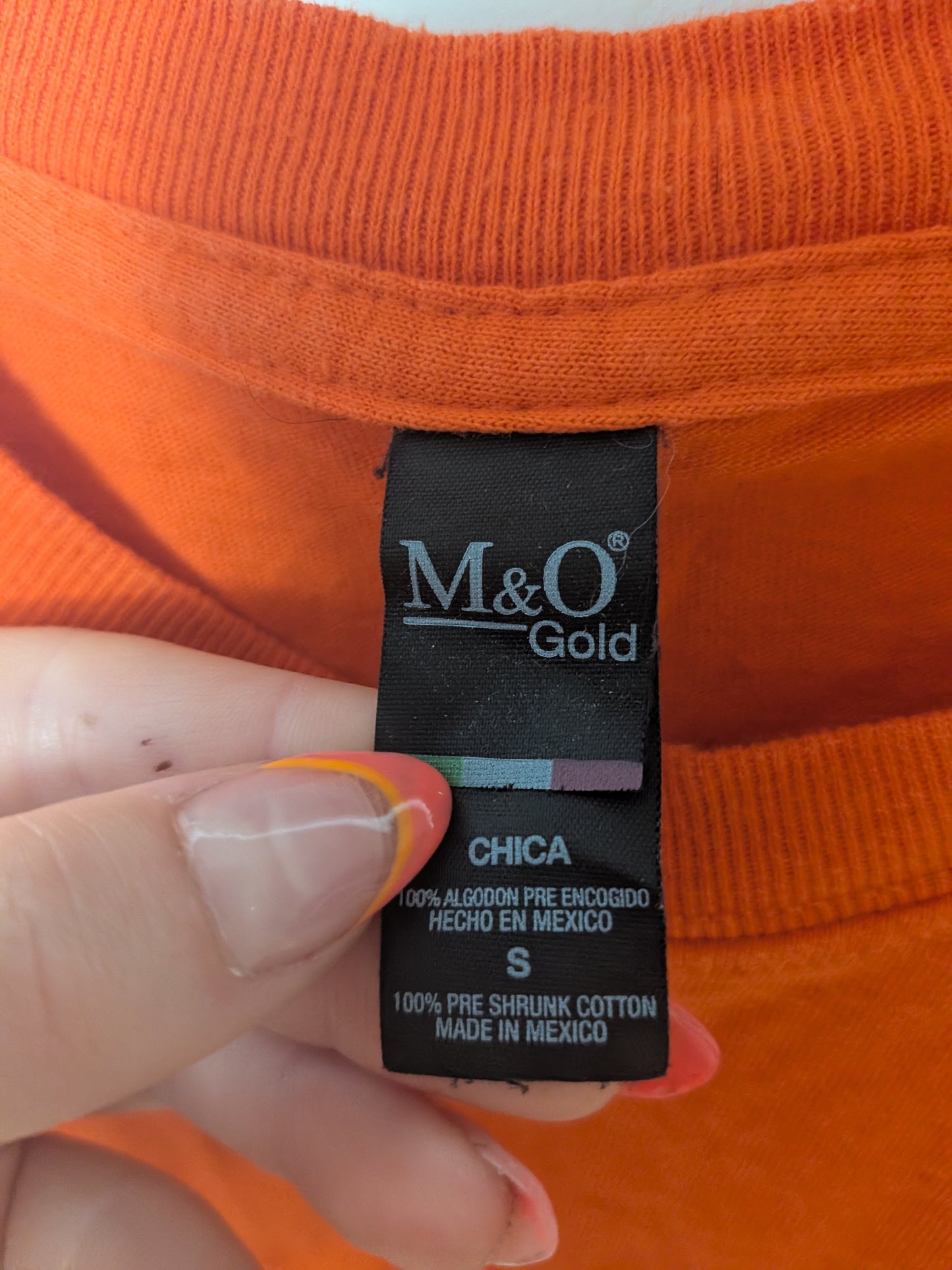 T-shirt orange Patriotes du Phare - M&O Gold - S