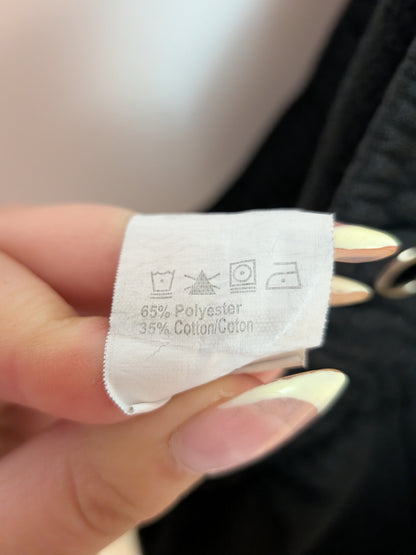 Pantalon de jogging molletonné noir - Inconnu - 14-16 ans