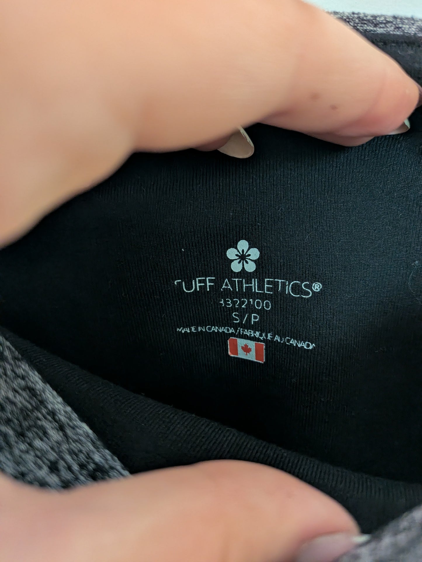 Legging de sport chiné gris - TUFF ATHLETICS - S