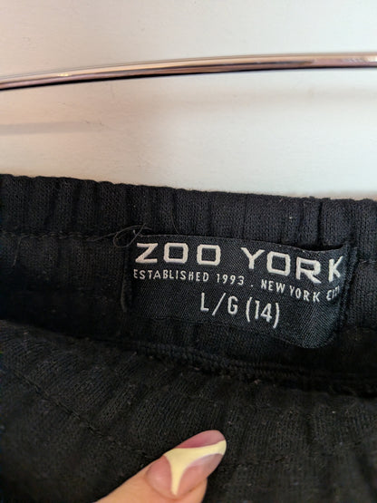 Short molletonné noir - ZOO YORK - 14 ans