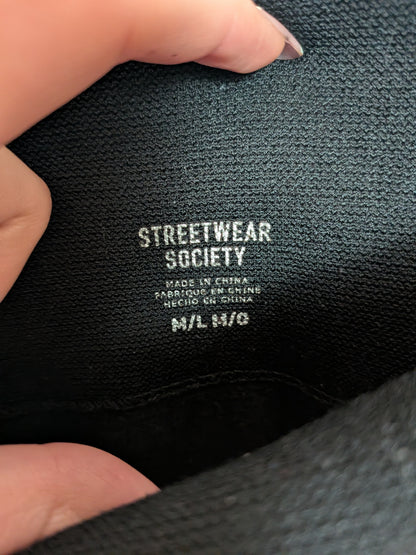 Mini-short sans couture noir - STREETWEAR SOCIETY - M/L