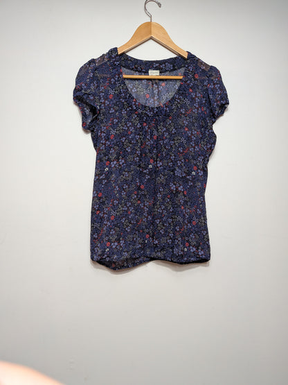 Blouse fluide florale plissée - Dynamite - M