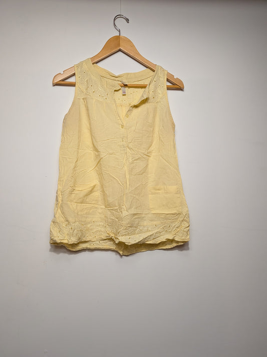 Blouse brodée en coton jaune pastel - Xhilaration - M