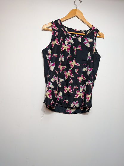 Blouse fluide papillons et poche - Inconnu - Taille manquante