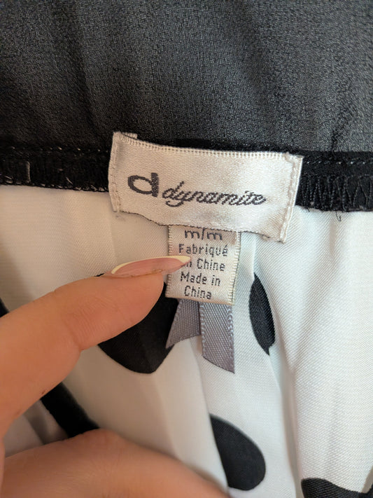 Camisole satinée à pois rétro - Dynamite - M