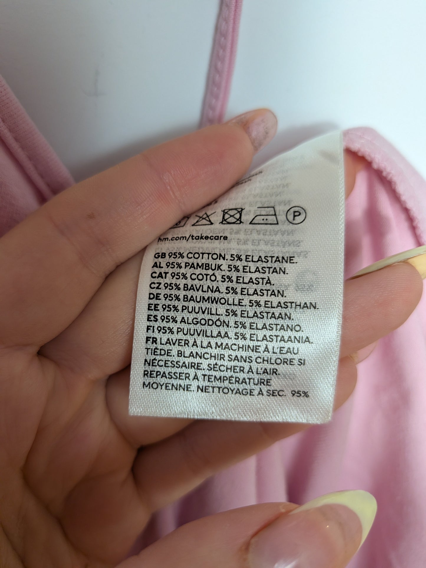 Robe courte dos nu bretelles croisées - H&M - M