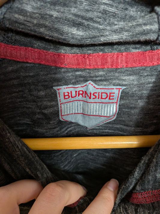 Hoodie léger raglan bicolore - BURNSIDE - L