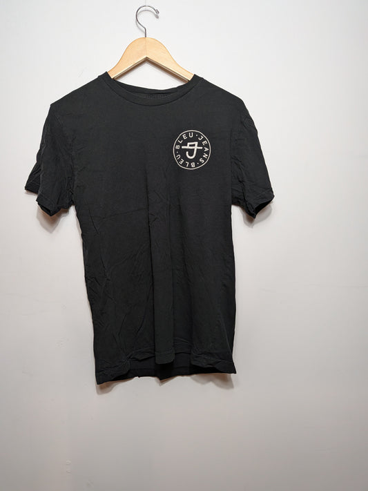 T-shirt noir Bleu Jeans Bleu - American Apparel - M
