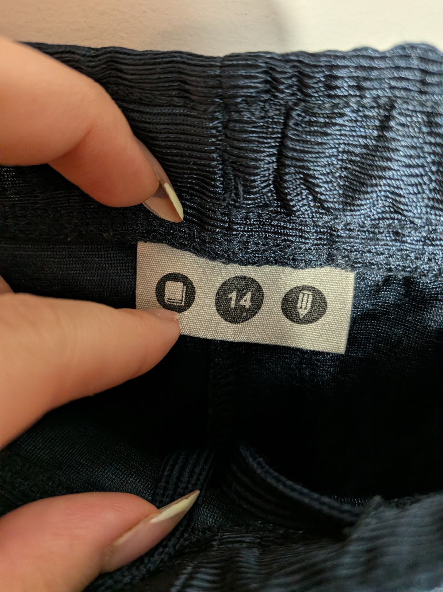 Short de sport brillant marine - Inconnu - 14
