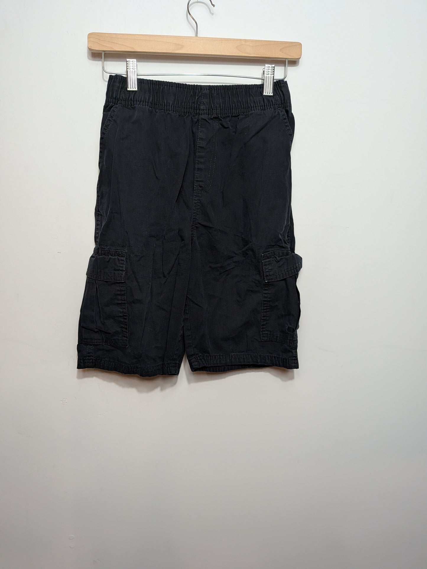 Short cargo noir taille élastique - PLACE - 16