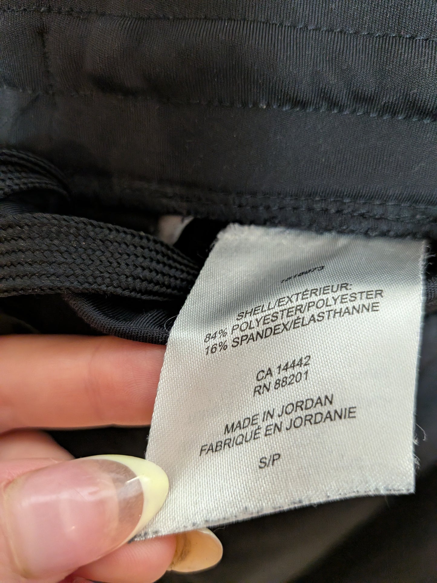 Pantalon jogger sport technique noir - OUTDOOR PROJECT - S