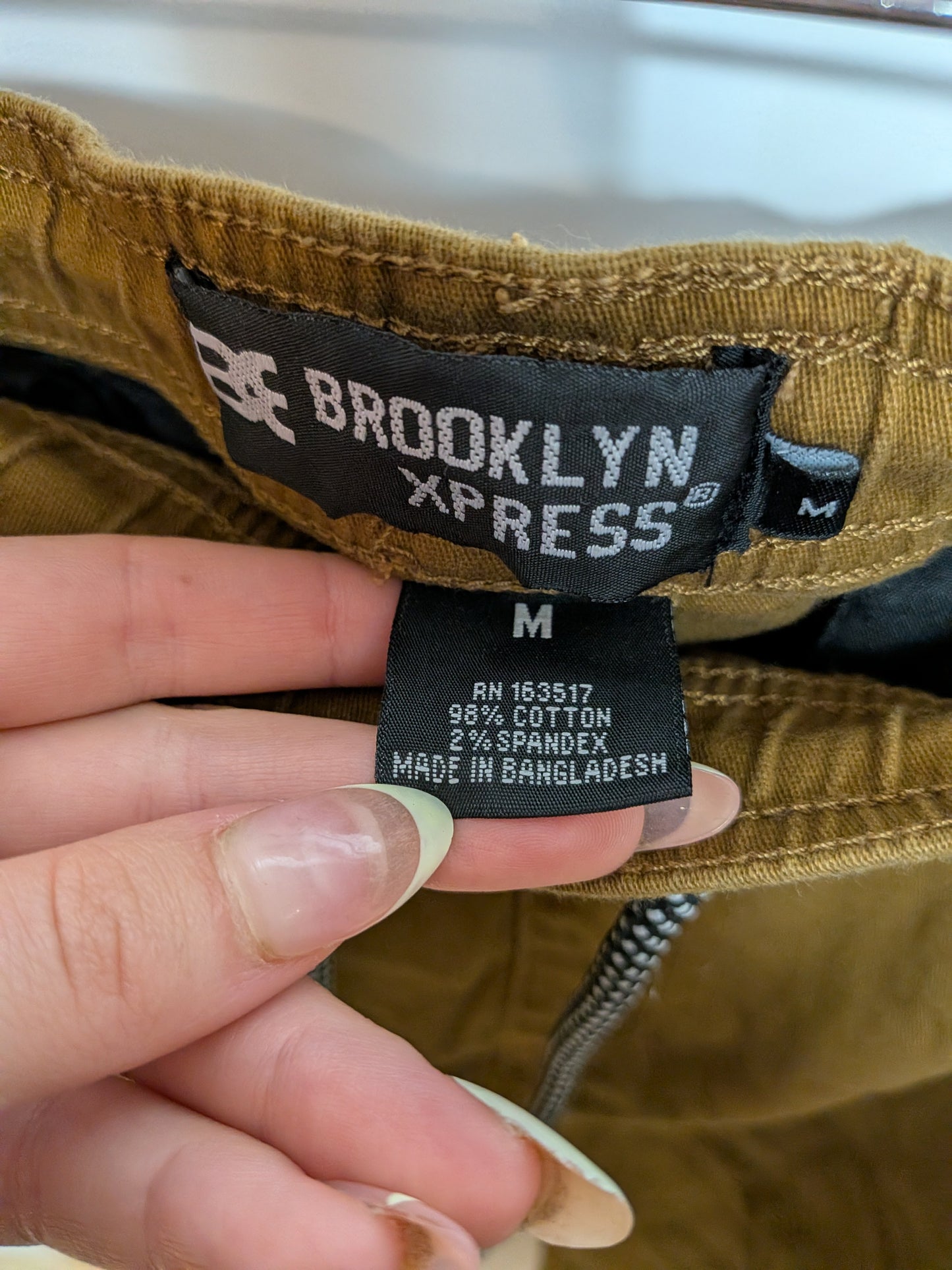 Pantalon jogger cargo ocre - BROOKLYN XPRESS - M