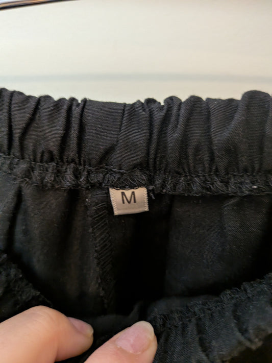 Sans marque Pantalon survêtement noir liseré blanc Sport M