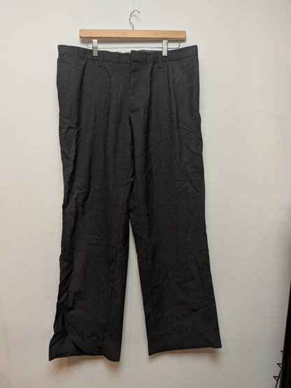 BANANA REPUBLIC Pantalon habillé laine gris anthracite Coupe Classique 35/30