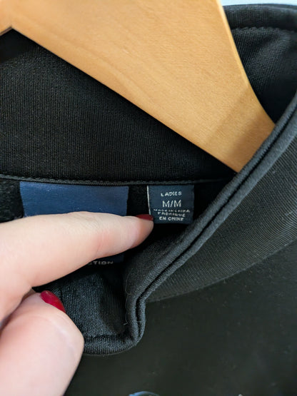 BIZ COLLECTION Veste zippée molleton noir col montant Sport M