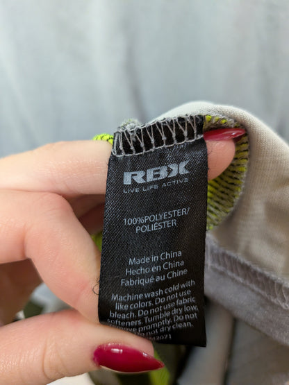 RBX T-shirt technique gris chiné empiècements mesh Sport "L"