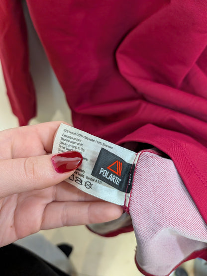 MEC Chandail polaire framboise col zippé Plein air "M"