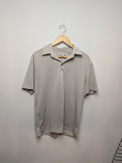 PALMER GOLF Polo texturé gris perle motif losanges Golf M/M