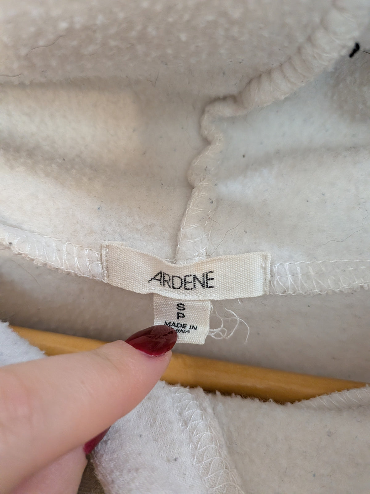 ARDENE Hoodie molleton rose poudré blocs de couleur Sport S/P