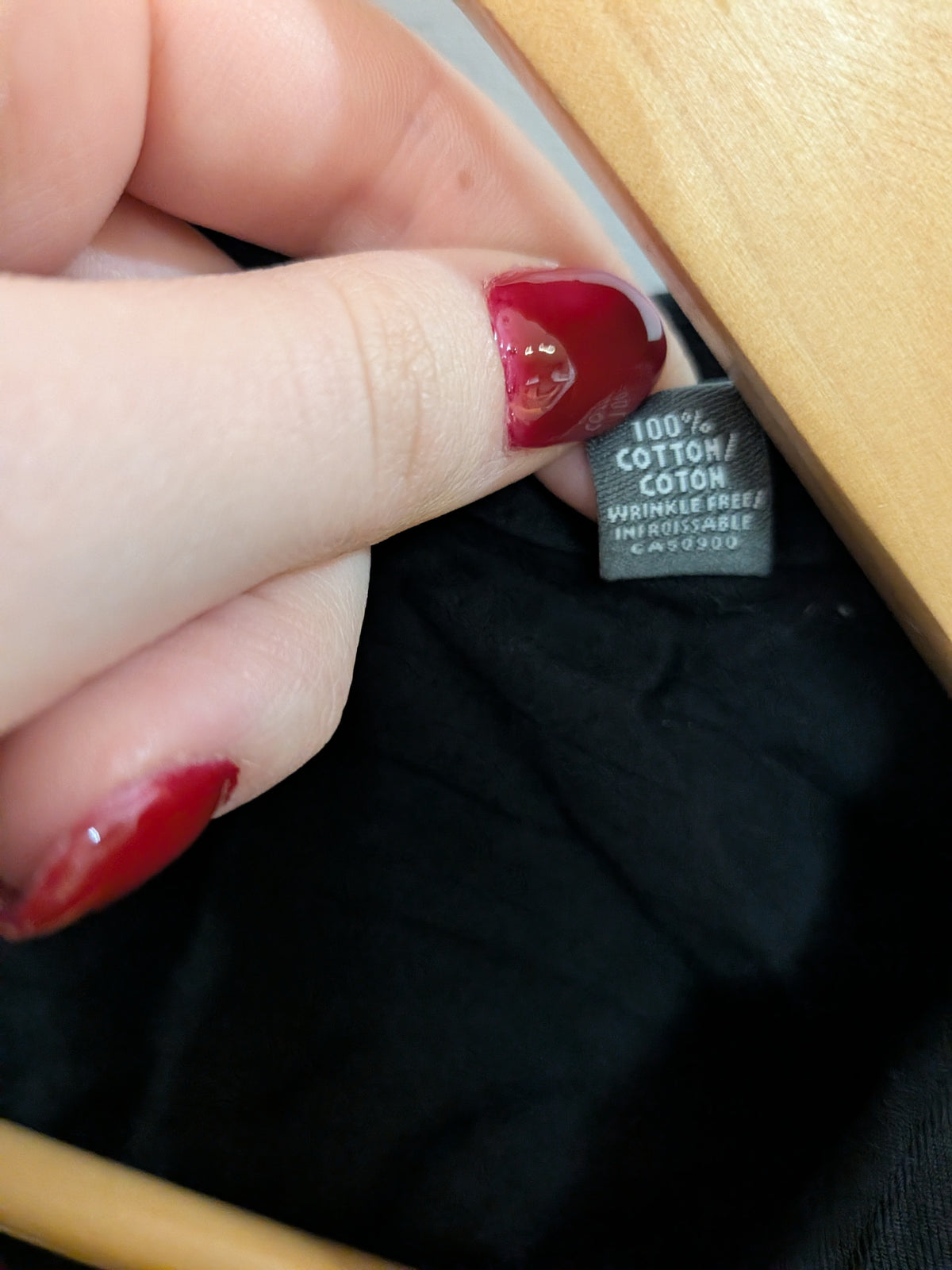 KENNETH COLE REACTION Chemise habillée noir infroissable Coupe Cintrée 15 34-35