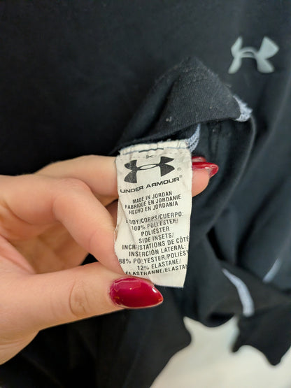 UNDER ARMOUR Haut thermique manches longues noir surpiqûres grises Sport LG/G